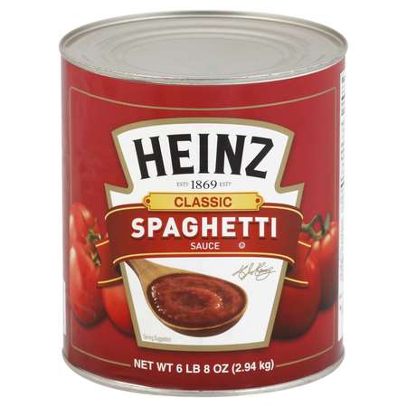 Heinz Heinz Spaghetti Sauce 104 oz. Can, PK6 10013000588000